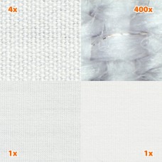 L'usure des tissus HF / blindage / cm Largeur 150/1 mètre linéaire  